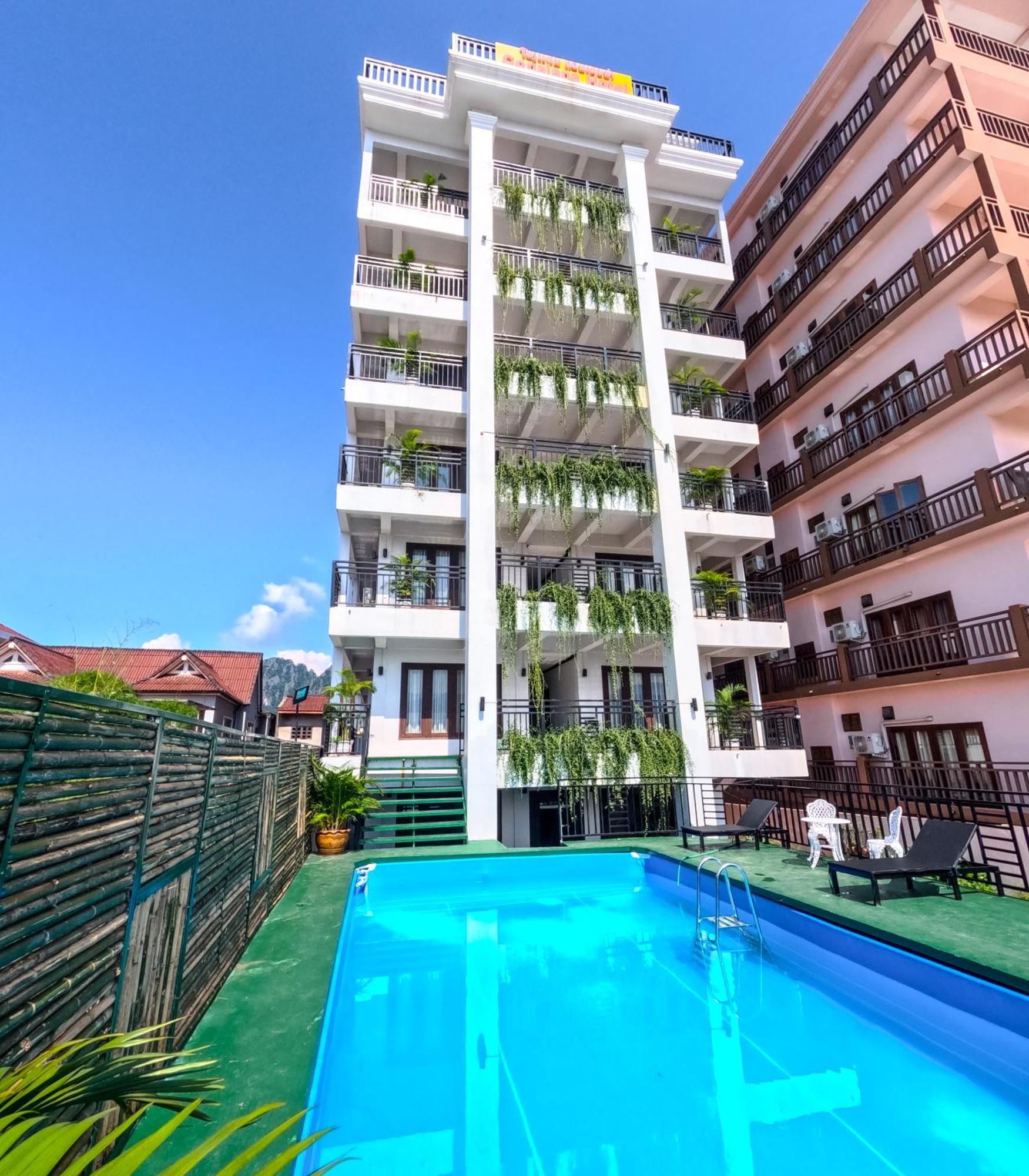 Vang Vieng Consiana Hotel Exterior foto